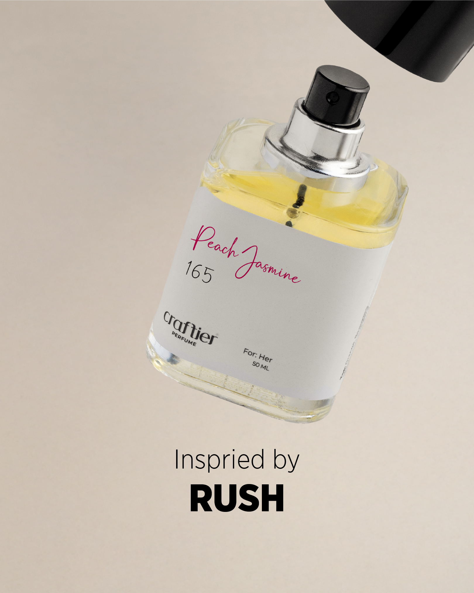 Sweet peach wrapped in blooming jasmine. Fresh, lu…