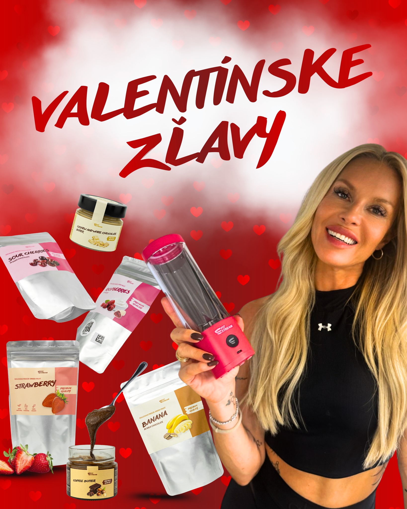Najlepšie darčeky? Tie, ktoré rozprúdia energiu a zdravie! 💪💖 Dopraj sebe alebo svojim blízkym Valentína plného energie a vitality.
🎁 Čo poteší srdce aj telo?
🍓 FitStream Pro mixér – smoothie kdekoľvek a kedykoľvek
🍏 Lyofilizované ovocie – chrumkavá láska na prvé zahryznutie
🥜 Orechové maslá – sladká a zdravá dobrota
🌿 Superpotraviny – boost pre telo aj myseľ
Nečakaj a nakukni 👉 www.fitstream.eu
💬 Tento Valentín plánuješ romantiku, šport, alebo zdravé maškrtenie? Napíš do komentára, zvedaví sme! 💕
#zlava #smoothie #Fitstream #valentinesday #prenosnymixer #zdravyzivotnystyl #zdravyzivotnistyl #valentin #valentyn