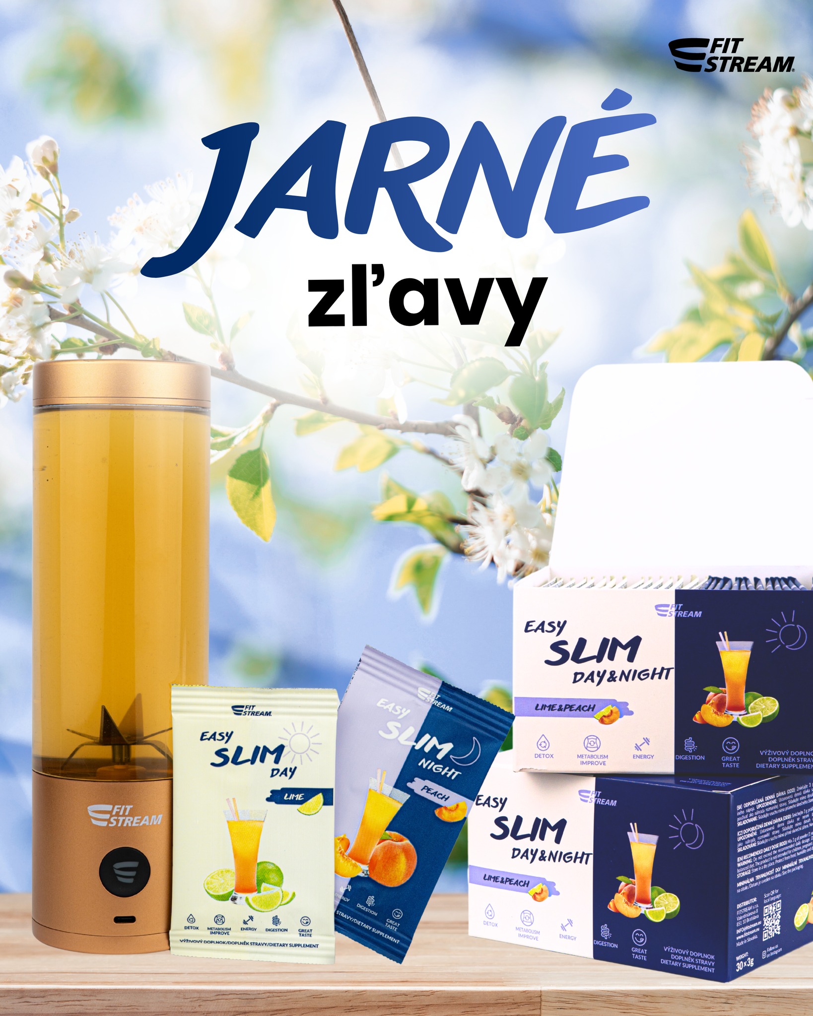 🌸 JARNÁ AKCIA JE TU! ZĽAVY AŽ DO –30 % 🌸
Privítaj jar s novou energiou a dopraj si zdravšie návyky za lepšie ceny. 🌿
Vybrané produkty teraz nakúpiš so zľavou až do –30 %.
V akcii nájdeš napríklad:
🍹 FitStream PRO – výkonný prenosný mixér
🥣 Raňajkové kaše – rýchle a výživné
🍓 Mrazom sušené ovocie – chrumkavý snack bez výčitiek
💊 Doplnky výživy pre každodennú vitalitu
🥜 Orechové maslá a zdravé maškrty
👉 Klikni na www.fitstream.eu a nakupuj ešte dnes!
#zlava #smoothie #Fitstream #sleva #prenosnymixer #zdravyzivotnystyl #zdravyzivotnistyl #akcia #akce