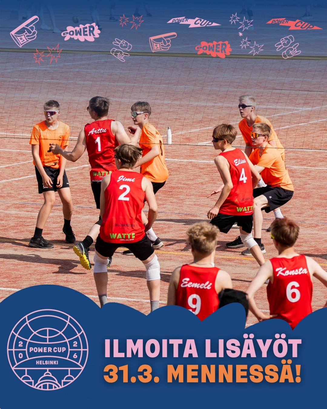MUISTATHAN ILMOITTAA LISÄYÖT 31.3. MENNESSÄ 💤🛌
Ilmoita keskiviikon ja torstain välisen lisäyön tarpeesta ennen 2. jakson ilmoittautumisen päättymistä❗️
Kurkkaa lisäyön hinnat nettisivuilta ➡️ www.powercup.fi
#powercup #poweriakentälle #lentopallo