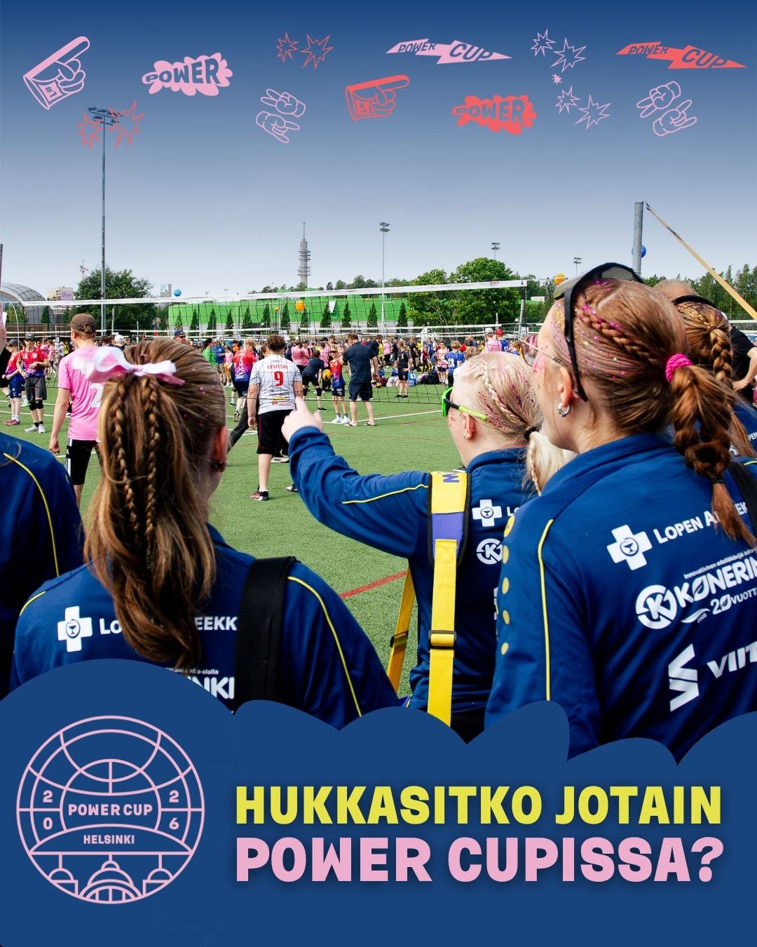 🔎Hukkasitko jotain Power Cupissa?
Löytötavaroita voit tiedustella Lost & Found Finland Oy:ltä. Voit tiedustella tavaroita 24/7 palvelunumerosta 0600 41006(puhelun hintatiedot www.found.fi) tai asioimalla osoitteessa www.found.fi tai paikan päällä Vantaa Porttipuiston toimipisteeltä.
Huomiona, että tavaroiden saapumisessa löytotavaratoimistoon kestää 1-5 arkipäivää.
Puheluhinnat:
Ma-pe 9-18
1,94 EUR/puhelu + 2,41 EUR/min + pvm
Muina aikoina
1,94 EUR/puhelu + 3,63 EUR/min + pvm
Jonottaminen on lisämaksutonta.
🔎Did you lost something in the Power Cup?
For lost and found items, please contact Lost & Found Finland Oy. You can contact the 24/7 service number 0600 41006 (price information www.found.fi) or by visiting www.found.fi or visit the Vantaa Porttipuisto office on site.
Please note that it takes 1-5 working days for the items to arrive at the lost property office.
Call prices:
Mon-Fri 9-18
1,94 EUR/call + 2,41 EUR/min + pvm
Other times
1,94 EUR/call + 3,63 EUR/min + pm
No extra charge for call waiting.
#powercup #poweriakentälle #lentopallo