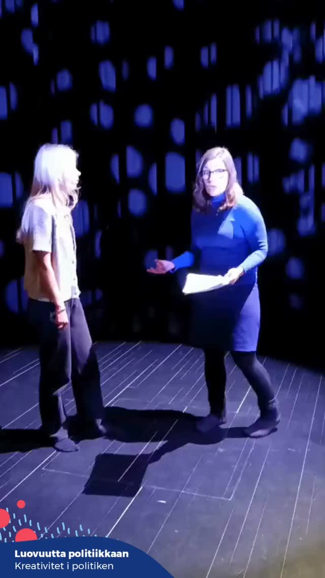 Tällä viikolla Tikkurilan Teatterikoulussa vietetään valtakunnallista Luovuutta politiikkaan -kampanjaviikkoa! 🤩 Luovuutta politiikkaan -viikon aikana…