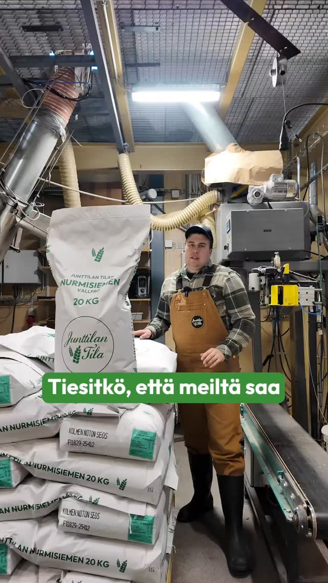 Tiesitkö, että meiltä saat myös nurmisiemenet ja valmiit nurmiseokset kevään kylvöille!🌱
Valikoimastamme löydät yksittäiset komponentit sekä laajan kattauksen valmiita nurmiseoksia sekä maanparannusseoksia! Mikäli vielä pohdit kevään lajikevalintoja niin ota yhteyttä ja katsotaan juuri sinulle sopiva ratkaisu!🤝☘️