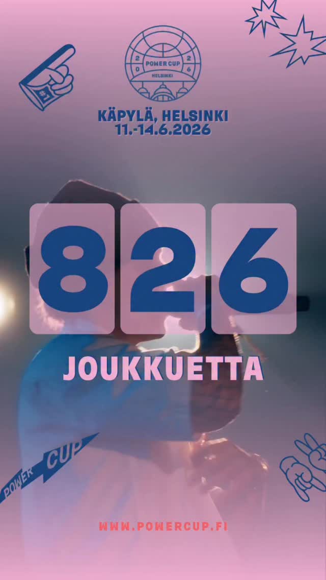 🌟826 JOUKKUETTA MUKANA POWERISSA🌟
”Saimme jälleen nostettua joukkuemäärää eikä tähän voi olla kuin tyytyväinen. Mahtavaa myös, että Helsinki herättää mielenkiintoa uusissa kansainvälisissä joukkueissa ja jo nyt on tullut kiinnostuneita muistakin uusista maista vuoden 2027 Power Cupiin. Lopullinen pelaajamäärä selviää vasta toukokuussa, kun kesäleirin ilmoittautuminen päättyy”, kertoo Power Cupin tapahtumajohtaja Anna Komu.🙌🤭
Kerro kommenteihin mitä sä odotat eniten Power Cupissa?💬
PS. Power Cupin Kesäleirille voi ilmoittautua vielä 8.5. mennessä!☀️
#powercup #poweriakentälle #lentopallo