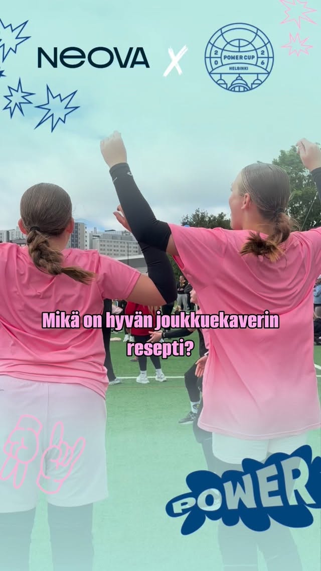 Tässä se tulee - hyvän joukkuekaverin resepti!🫶☀️
Powerilaiset kertovat oman reseptinsä hyvään joukkuekaveriin – millaisista aineksista syntyy paras joukkuehenki?🥹🙌
Hyvä joukkuekaveri tukee, kannustaa ja tuo energiaa kentälle silloinkin, kun peli ei kulje! Yhdessä tekeminen, toisten huomioiminen ja positiivinen asenne ovat vahvan joukkueen tärkeimmät ainekset.💚
Mikä on sun resepti hyvään joukkuekaveriin?👇
#powercup #poweriakentälle #lentopallo