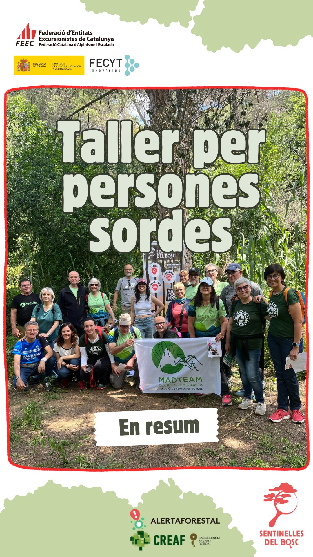 🌳🦻🏻Dissabte vam prendre el pols al bosc a @canmasdeu amb un…