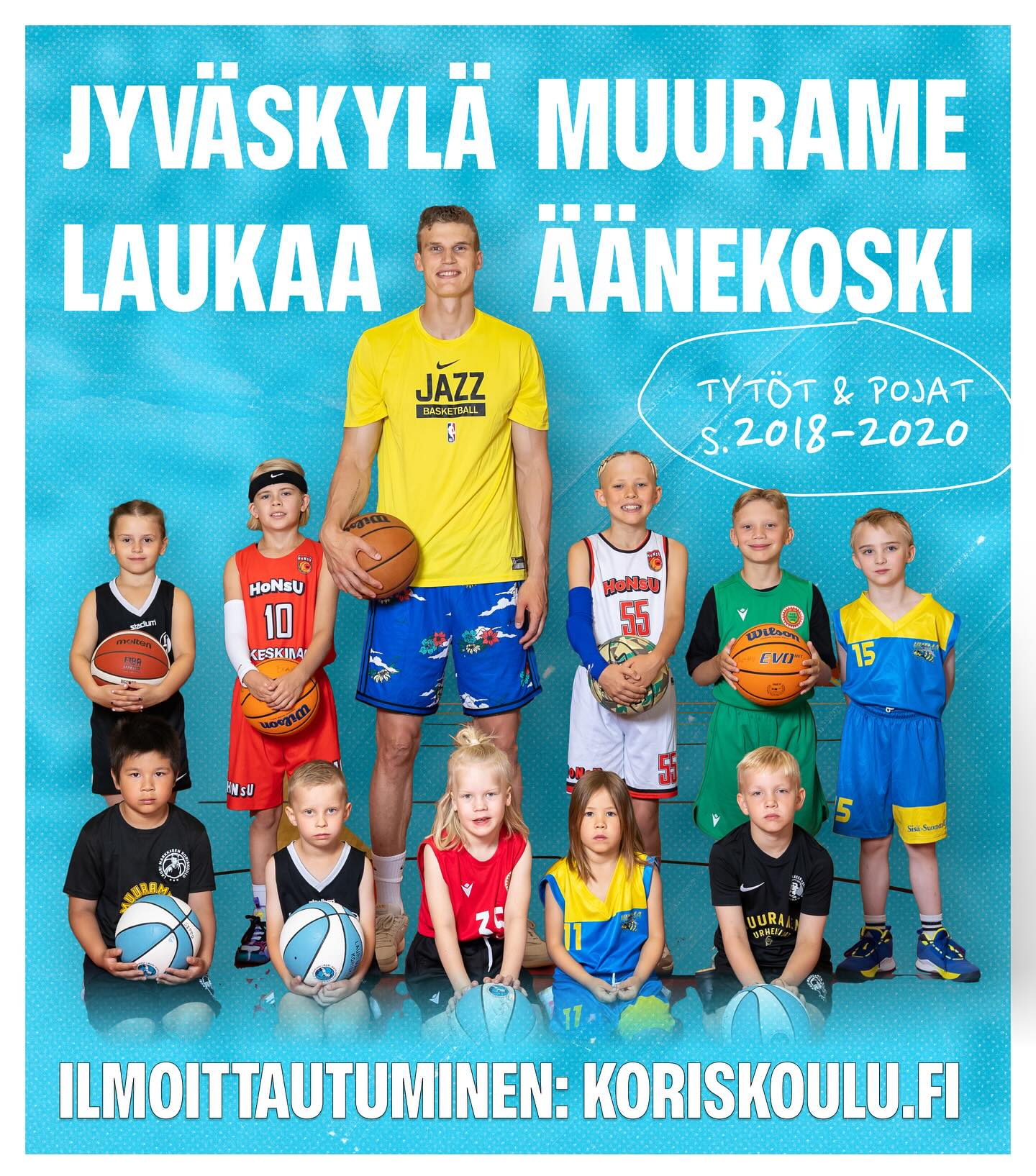 ⛹🏻♀️ Täysin maksuton Lauri Markkasen Koriskoulu starttaa taas syyskuussa, ilmoittautuminen aukeaa tiistaina 1.7. klo 17!
⛹🏼♂️ Koriskoulu on tarkoitettu 2018-2020 syntyneille tytöille ja pojille sisältäen yhden harjoituksen viikossa syyskuusta toukokuuhun, sekä ilmaisen pallon ja vakuutuksen!
Koriskoulut 2025-2026:
Jyväskylä
🏀 Huhtasuon koulu
🏀 Jokelan koulu
🏀 Keljonkangas Aapistie
🏀 Keltinmäen koulu
🏀 Keski-Palokan koulu
🏀 Kortetalo
🏀 Kuokkalan Graniitti
🏀 Kypärämäen koulu
🏀 Lohikosken koulu
🏀 Luonetjärven koulu
🏀 Vaajakummun koulu
🏀 Valteri-koulu Onerva
Muurame
🏀 Kulttuurikeskus
Laukaa
🏀 Sydän-Laukaan koulu
Säynätsalo
🏀 Lehtisaaren Kuntotalo
🏀 Muuratsalon koulu
Äänekoski
🏀 Äänekosken Liikuntatalo
❗️ Huom! Jyväskylässä myös pelkästään tytöille tarkoitettuja ryhmiä sekä erityislasten ryhmä Valteri-Onervan koululla. Paikkoja rajallisesti joten kannattaa olla nopea!
➡️ Lisätiedot ja ilmoittautumiset: www.koriskoulu.fi
#laurimarkkasenkoriskoulu