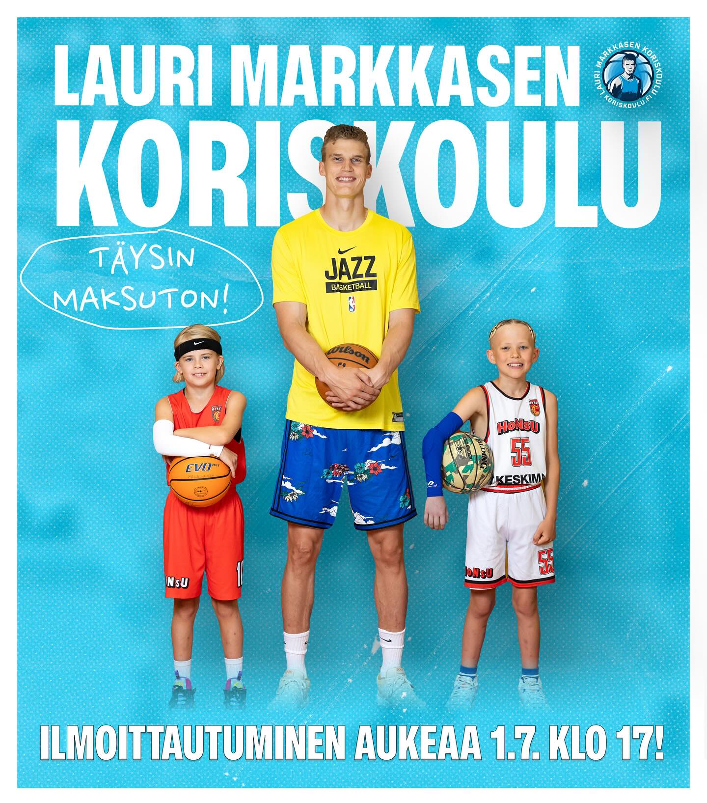 ⛹🏻♀️ Täysin maksuton Lauri Markkasen Koriskoulu starttaa taas syyskuussa, ilmoittautuminen aukeaa tiistaina 1.7. klo 17!
⛹🏼♂️ Koriskoulu on tarkoitettu 2018-2020 syntyneille tytöille ja pojille sisältäen yhden harjoituksen viikossa syyskuusta toukokuuhun, sekä ilmaisen pallon ja vakuutuksen!
Koriskoulut 2025-2026:
Jyväskylä
🏀 Huhtasuon koulu
🏀 Jokelan koulu
🏀 Keljonkangas Aapistie
🏀 Keltinmäen koulu
🏀 Keski-Palokan koulu
🏀 Kortetalo
🏀 Kuokkalan Graniitti
🏀 Kypärämäen koulu
🏀 Lohikosken koulu
🏀 Luonetjärven koulu
🏀 Vaajakummun koulu
🏀 Valteri-koulu Onerva
Muurame
🏀 Kulttuurikeskus
Laukaa
🏀 Sydän-Laukaan koulu
Säynätsalo
🏀 Lehtisaaren Kuntotalo
🏀 Muuratsalon koulu
Äänekoski
🏀 Äänekosken Liikuntatalo
❗️ Huom! Jyväskylässä myös pelkästään tytöille tarkoitettuja ryhmiä sekä erityislasten ryhmä Valteri-Onervan koululla. Paikkoja rajallisesti joten kannattaa olla nopea!
➡️ Lisätiedot ja ilmoittautumiset: www.koriskoulu.fi
#laurimarkkasenkoriskoulu