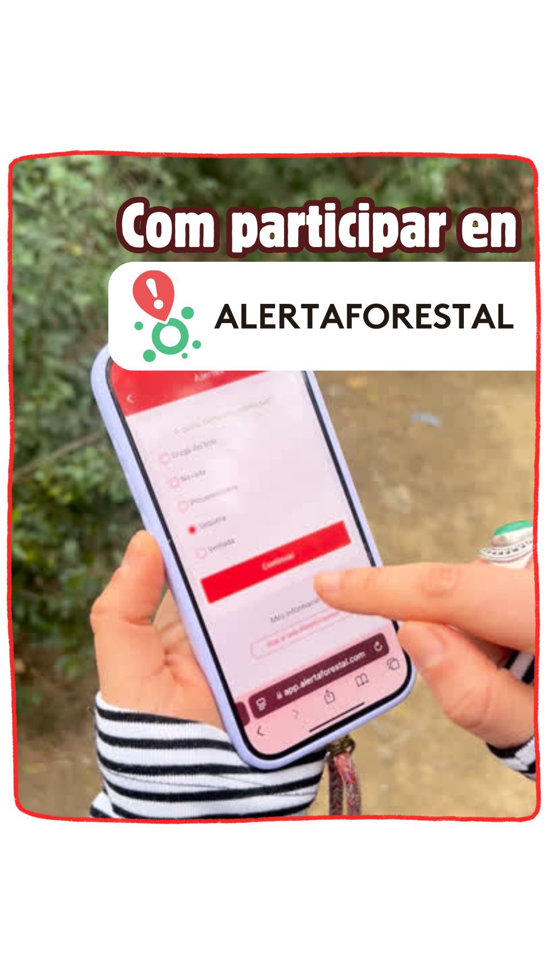 📲 Vols ajudar a fer seguiment de l’estat dels nostres boscos…