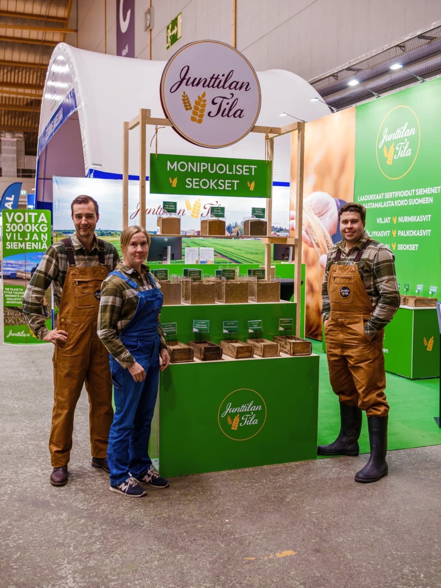 Junttilan Tila on mukana Sarkamessuilla @sarkamessut Seinäjoella 30.–31. tammikuuta!🤩🌱 Löydät meidät B-hallista osastolta 1D. Osastolla on esillä monipuolinen siemenvalikoimamme tavanomaiseen ja luomutuotantoon; mm.
🌾nurmiseokset
🌾vilja- ja vilja-palkokasviseokset
🌾herneet ja härkäpavut
🌾viljat
🌾öljykasvit
Tervetuloa juttelemaan tulevan kasvukauden viljelysuunnitelmista ja siemenvalinnoista!🤝🌾🌱