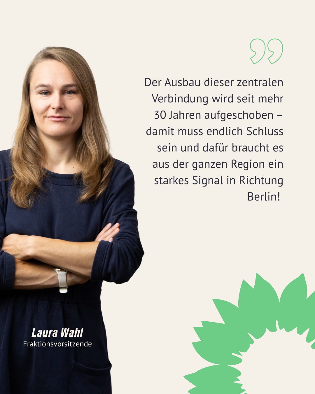 Wir freuen uns sehr über den einstimmig gefassten Beschluss im letzten Stadtrat!💚
Ziel unseres Antrags ist:
🚆Der Oberbürgermeister wird beauftragt, sich gemeinsam mit den anderen Oberbürgermeistern der betroffenen Städte der MDV-Kette Thüringens bei der Bundesregierung & dem Bundesverkehrsministerium für den schnellstmöglichen Start des Ausbaus einzusetzen
🚆Dazu gehören eine durchgängige Zweigleisigkeit & Elektrifizierung der Mitte-Deutschland-Verbindung
🚆Trotz Sondervermögen verzögert sich der Ausbau und wird nicht vor 2032 fertiggestellt werden können
Gut, dass es bei diesem wichtigen Thema Einigkeit im Stadtrat unter den demokratischen Fraktionen gab.🤝
#erfurt #mdv #grüneerfurt #stadtrat #kommunalpolitik