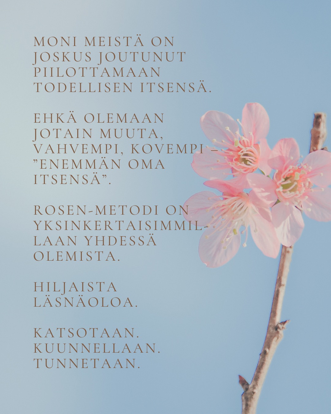 Tervetuloa Rosen-hoitoon! #rosenterapia #rosenmenetelmä #rosenmetodi #rosenkehoterapia #kehoterapia #kehomieli #kehotietoisuus #suomenrosenterapeutitry #rosenterapeutti #rosenharjoitusjaksolainen