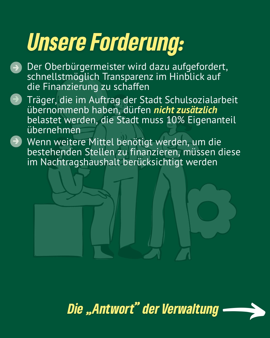Schulsozialarbeit hält unser Schulsystem zusammen.🧑🧑🧒🧒🏫
Während immer mehr Kinder und Jugendliche mit psychischen Belastungen, Mobbing oder familiären Sorgen kämpfen, brauchen sie verlässliche Ansprechpartner*innen – jeden Tag.
Doch durch die geplanten Änderungen des Landes Thüringen geraten bestehende und dringend notwendige Stellen in Gefahr. Kommunen sollen plötzlich 10 % Eigenanteil tragen, Träger werden zusätzlich belastet und wichtige Angebote stehen auf der Kippe.🆘
Wir fordern Transparenz, Planungssicherheit und eine verlässliche Finanzierung.
Denn: Wer heute bei der Schulsozialarbeit spart, lässt junge Menschen im Stich.😔
Die „Antwort“ der Verwaltung lassen wir mal so stehen - da müssen wir im Jugendhilfeausschuss nochmal nachfragen!
#erfurt #grüneerfurt #schulsozialarbeit #schule #thüringen