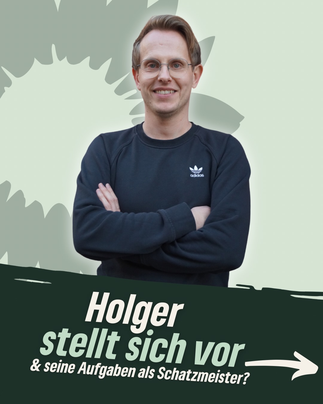 🧑🧒Auch Holger wurde im Februar von unserem Kreisverband in das Amt der Schatzmeisters gewählt und möchte sich vorstellen. 💚
#erfurt #grüneerfurt #kommunalpolitik #vorstand #schatzmeister