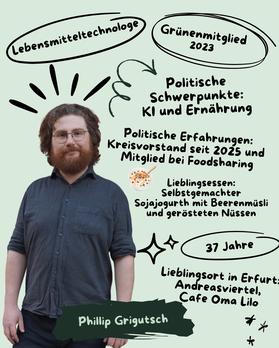 🧑🧑🧒🧒 Vollständig machen unseren Kreisvorstand die Beisitzer*innen. Abschließend möchten sich unsere Beisitzer*innen euch und ihre Aufgaben im Vorstand vorstellen.💚✨
#erfurt #grüneerfurt #vorstand #beisitzer #kreisverband