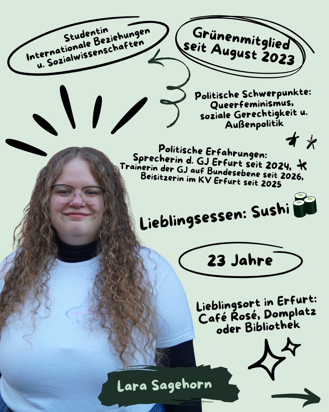 🧑🧑🧒🧒 Vollständig machen unseren Kreisvorstand die Beisitzer*innen. Abschließend möchten sich unsere Beisitzer*innen euch und ihre Aufgaben im Vorstand vorstellen.💚✨
#erfurt #grüneerfurt #vorstand #beisitzer #kreisverband