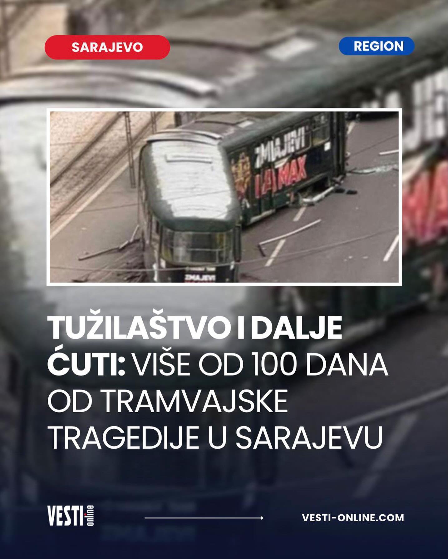 Prošlo je više od 100 dana od teške nesreće na sarajevskoj tramvajskoj pruzi, a javnost i dalje nema jasne odgovore. Tužilaštvo Kantona Sarajevo vodi istragu o uzrocima tragedije u kojoj je 12. februara poginuo 23-godišnji student Erdoan Morankić, dok je 17-godišnja devojka teško povređena.
Opširnije na portalu vesti-online.com
#vesti #region #pravda #blokada Prošlo je više od 100 dana od teške nesreće na sarajevskoj tramvajskoj pruzi, a javnost i dalje nema jasne odgovore. Tužilaštvo Kantona Sarajevo vodi istragu o uzrocima tragedije u kojoj je 12. februara poginuo 23-godišnji student Erdoan Morankić, dok je 17-godišnja devojka teško povređena.
Opširnije na portalu vesti-online.com
#vesti #region #pravda #blokada