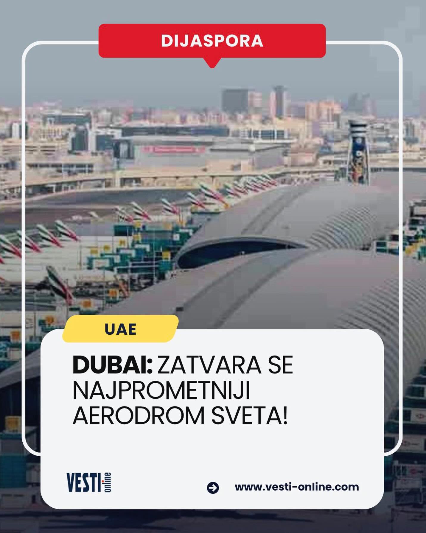 Jedan od najpoznatijih simbola globalnog avio-saobraćaja uskoro odlazi u penziju! Aerodrom DXB u Dubaiju, kroz koji svake godine prolaze desetine miliona putnika iz celog sveta, biće trajno zatvoren, a njegovo mesto preuzeće gigantski novi vazdušni centar.
Opširnije na portalu vesti-online.com
#aerodrom #dubai #news Jedan od najpoznatijih simbola globalnog avio-saobraćaja uskoro odlazi u penziju! Aerodrom DXB u Dubaiju, kroz koji svake godine prolaze desetine miliona putnika iz celog sveta, biće trajno zatvoren, a njegovo mesto preuzeće gigantski novi vazdušni centar.
Opširnije na portalu vesti-online.com
#aerodrom #dubai #news