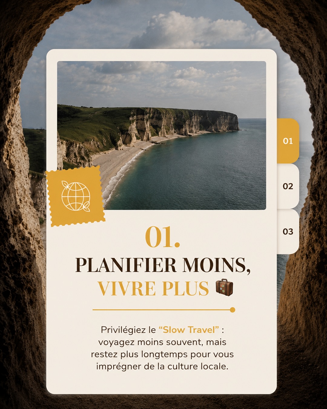En ce 1er juin, célébrons la Journée Mondiale du Tourisme Responsable ! 🌍🌱
Voyager consciemment, ce n’est pas seulement réduire son empreinte, c’est aussi changer son regard sur le monde. C’est prendre le temps de découvrir, de respecter la nature et de soutenir les communautés locales. 💚
Et une fois de retour à la maison ? L’aventure continue.
Plutôt que d’accumuler des objets jetables, créez un rituel durable. Retracez vos itinéraires engagés sur votre carte du monde CreatifWood. Fabriquée à la main avec du bois de haute qualité, elle est le miroir éco-responsable de vos plus belles histoires. 🗺️✨
📌 Et vous, quelle est votre astuce pour voyager plus vert ? Partagez vos idées en commentaires ! 👇