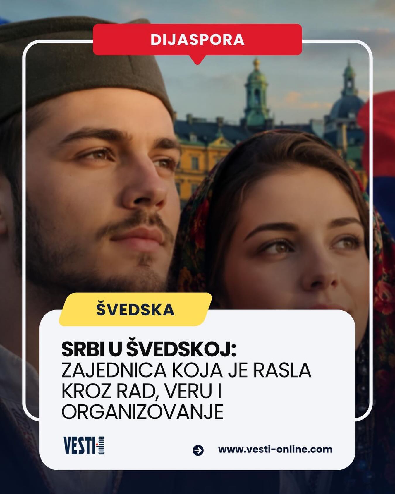 Srpska zajednica u Švedskoj nije nastala odjednom. Ona se gradila kroz više generacija, od prvih pojedinaca i porodica koje su došle posle Drugog svetskog rata, preko radničke migracije šezdesetih i sedamdesetih godina, do izbegličkog talasa devedesetih i današnjih generacija rođenih u Švedskoj.
Jedan deo te istorije čine ljudi koji su došli veoma rano, pre velikog talasa jugoslovenske radne migracije. Među njima su bili i deda i baka Aleksandra Spasića, koji su stigli u Švedsku 1958–1959. godine. Takve porodične priče pokazuju da srpsko prisustvo u Švedskoj ima dublje korene nego što se često misli. To nije samo priča o migraciji, nego o ljudima koji su radili, stvarali porodice, učili novi jezik i istovremeno čuvali vezu sa svojim poreklom.
Opširnije na portalu vesti-online.com Srpska zajednica u Švedskoj nije nastala odjednom. Ona se gradila kroz više generacija, od prvih pojedinaca i porodica koje su došle posle Drugog svetskog rata, preko radničke migracije šezdesetih i sedamdesetih godina, do izbegličkog talasa devedesetih i današnjih generacija rođenih u Švedskoj.
Jedan deo te istorije čine ljudi koji su došli veoma rano, pre velikog talasa jugoslovenske radne migracije. Među njima su bili i deda i baka Aleksandra Spasića, koji su stigli u Švedsku 1958–1959. godine. Takve porodične priče pokazuju da srpsko prisustvo u Švedskoj ima dublje korene nego što se često misli. To nije samo priča o migraciji, nego o ljudima koji su radili, stvarali porodice, učili novi jezik i istovremeno čuvali vezu sa svojim poreklom.
Opširnije na portalu vesti-online.com