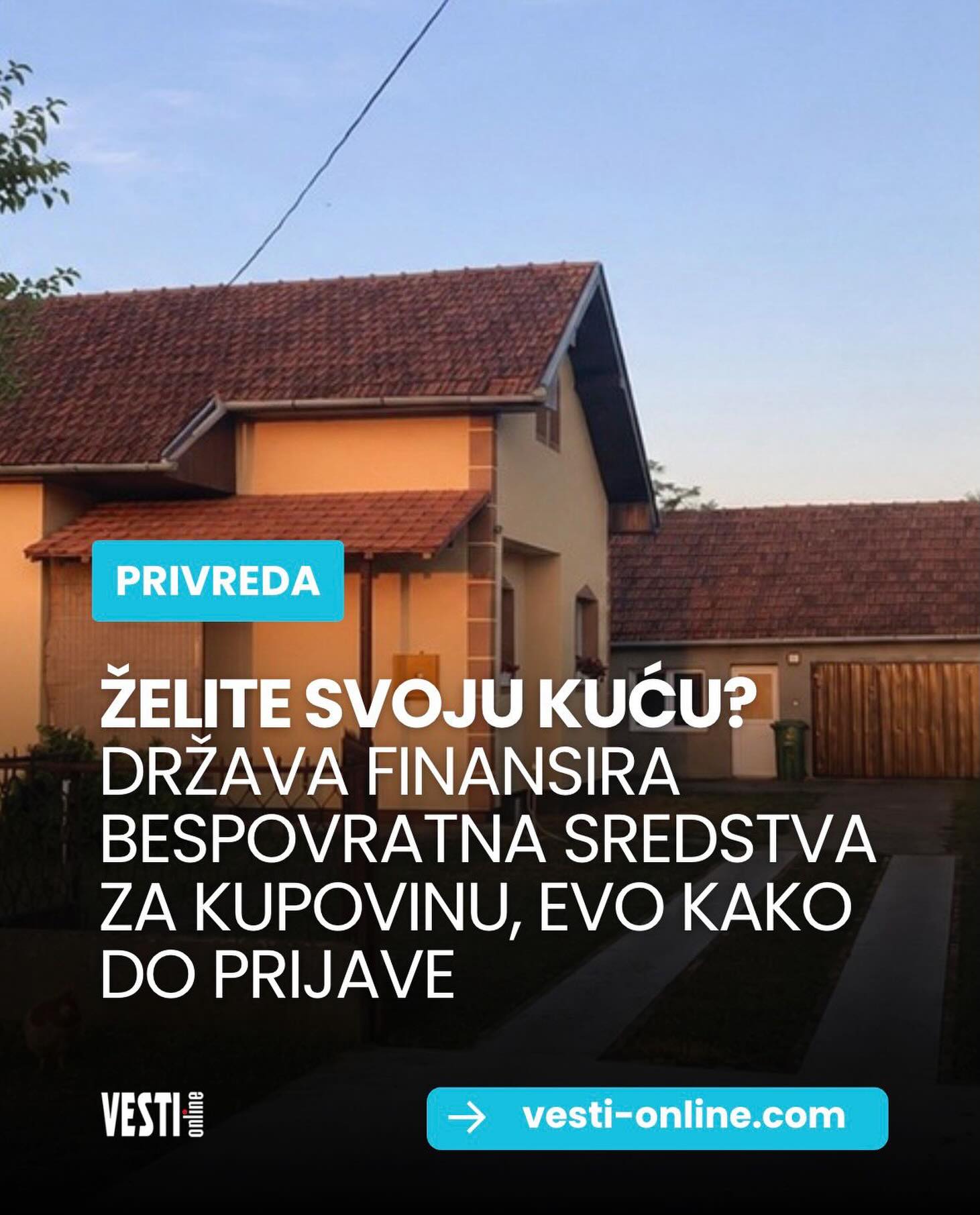 Prilika za novi početak van grada otvorena je kroz program Ministarstva za brigu o selu, koji građanima Srbije nudi bespovratna sredstva za kupovinu seoskih kuća sa okućnicom. Konkurs za rešavanje stambenog pitanja i oživljavanje ruralnih sredina otvoren je do 1. novembra 2026. godine, izuzev u slučaju ranijeg utroška opredeljenog budžeta.
Za dodatne informacije o uslovima konkursa, potrebnoj dokumentaciji i načinu prijavljivanja, zainteresovani mogu da posete zvaničnu stranicu Ministartva na sledećem linku:
https://mbs.gov.rs/javni-konkursi/konkurs-za-dodelu-bespovratnih-sredstava-za-kupovinu-seoske-kuce-sa-okucnicom-2026/
Potencijalni stanari sela samostalno biraju željenu nekretninu, uz uslov da je objekat legalizovan i opremljen priključcima za vodu i električnu energiju. Procedura nalaže da se zahtev podnosi u direktnom partnerstvu sa lokalnom samoupravom na čijoj se teritoriji izabrana kuća nalazi.
Pravila učešća jasna su: Pravo na prijavu imaju državljani Srbije sa trogodišnjim kontinuitetom u državljanstvu, mlađi od 45 godina i bez rešene stambene alternative. Gradski većnik za poljoprivredu u Nišu, Svetozar Aleksov, napominje da naselja oko Niša nude odličnu priliku, jer mala udaljenost od urbanog jezgra osigurava miran život bez gubljenja svakodnevne veze sa gradom.
Ruralne sredine kriju i ozbiljan ekonomski potencijal kroz razvoj seoskog turizma, koji može generisati stabilne dodatne prihode za domaćinstva i privući posetioce. Prilika za novi početak van grada otvorena je kroz program Ministarstva za brigu o selu, koji građanima Srbije nudi bespovratna sredstva za kupovinu seoskih kuća sa okućnicom. Konkurs za rešavanje stambenog pitanja i oživljavanje ruralnih sredina otvoren je do 1. novembra 2026. godine, izuzev u slučaju ranijeg utroška opredeljenog budžeta.
Za dodatne informacije o uslovima konkursa, potrebnoj dokumentaciji i načinu prijavljivanja, zainteresovani mogu da posete zvaničnu stranicu Ministartva na sledećem linku:
https://mbs.gov.rs/javni-konkursi/konkurs-za-dodelu-bespovratnih-sredstava-za-kupovinu-seoske-kuce-sa-okucnicom-2026/
Potencijalni stanari sela samostalno biraju željenu nekretninu, uz uslov da je objekat legalizovan i opremljen priključcima za vodu i električnu energiju. Procedura nalaže da se zahtev podnosi u direktnom partnerstvu sa lokalnom samoupravom na čijoj se teritoriji izabrana kuća nalazi.
Pravila učešća jasna su: Pravo na prijavu imaju državljani Srbije sa trogodišnjim kontinuitetom u državljanstvu, mlađi od 45 godina i bez rešene stambene alternative. Gradski većnik za poljoprivredu u Nišu, Svetozar Aleksov, napominje da naselja oko Niša nude odličnu priliku, jer mala udaljenost od urbanog jezgra osigurava miran život bez gubljenja svakodnevne veze sa gradom.
Ruralne sredine kriju i ozbiljan ekonomski potencijal kroz razvoj seoskog turizma, koji može generisati stabilne dodatne prihode za domaćinstva i privući posetioce.