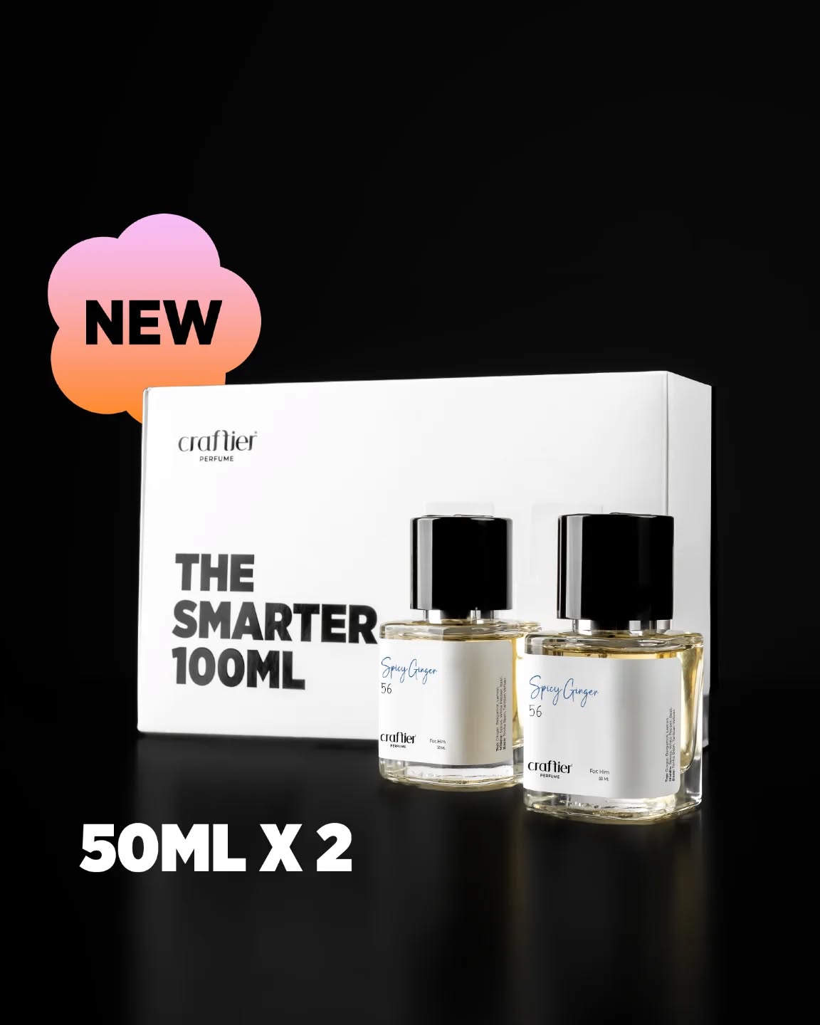 Same 100ml. Reimagined. Split into two 50ml bottle…