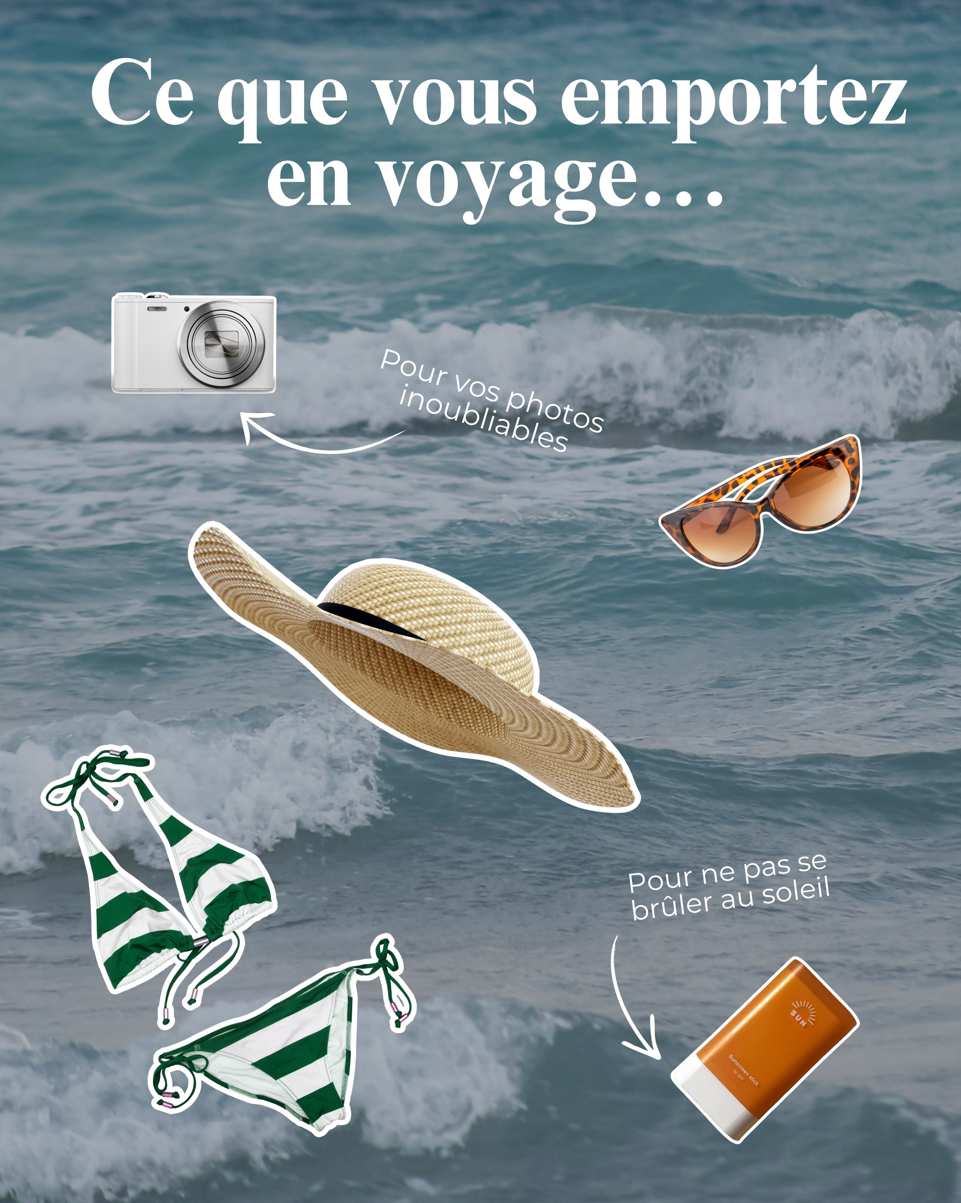 ☀️ Que faut-il absolument emporter en vacances ?
Des vêtements confortables, vos papiers, vos chargeurs… et surtout l’envie de créer de nouveaux souvenirs. ✈️🌍
Car les plus beaux souvenirs ne prennent pas de place dans une valise… mais ils restent avec vous toute une vie. ❤️
Avec une carte murale Creatif Wood, marquez les pays et les villes que vous avez explorés et transformez chacun de vos voyages en un souvenir que vous pourrez revivre chaque jour.
✨ Et vous, quelle sera votre prochaine destination ?