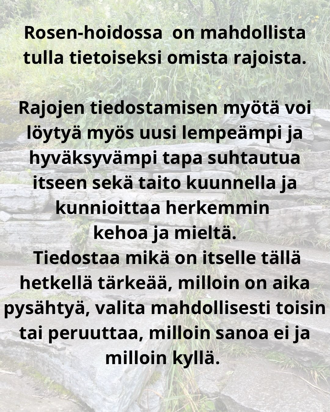 #rosenmenetelmä #rosenmetodi #rosenterapeutit #rosenharjoitusjaksolaiset #kehomieli
