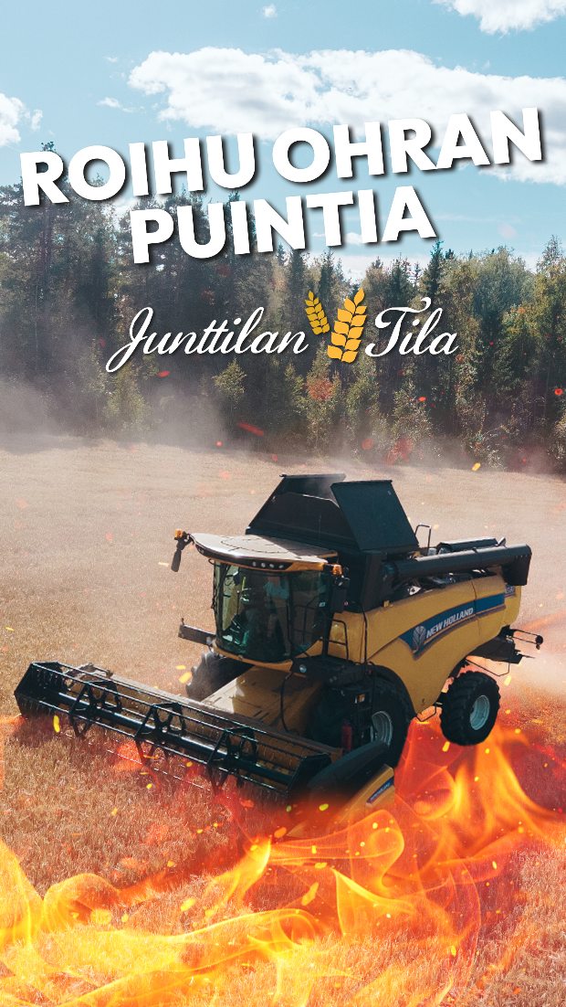 🔥Roihu - Liekehtivän hyvä ohra🔥
Vaikka sateet olivat häirinneet niin saatiin aurinkoinen päivä Sastamalaan ja pääsimme aloittamaan 11.9. uuden Roihu ohran puinnit tilallamme.
Roihu on monitahoisten ohrien alle 86 vkr satoisin lajike! Roihulla on lisäksi todella vahva korsi, lako virallisissa kokeissa 0%. Sama todistettiin tilan kasvulohkolla, jossa Roihu oli pysynyt täysin pystyssä.
Jos kiinnostuit Roihusta, lue lisää sivuiltamme ja pyydä tarjous!🤝🌾