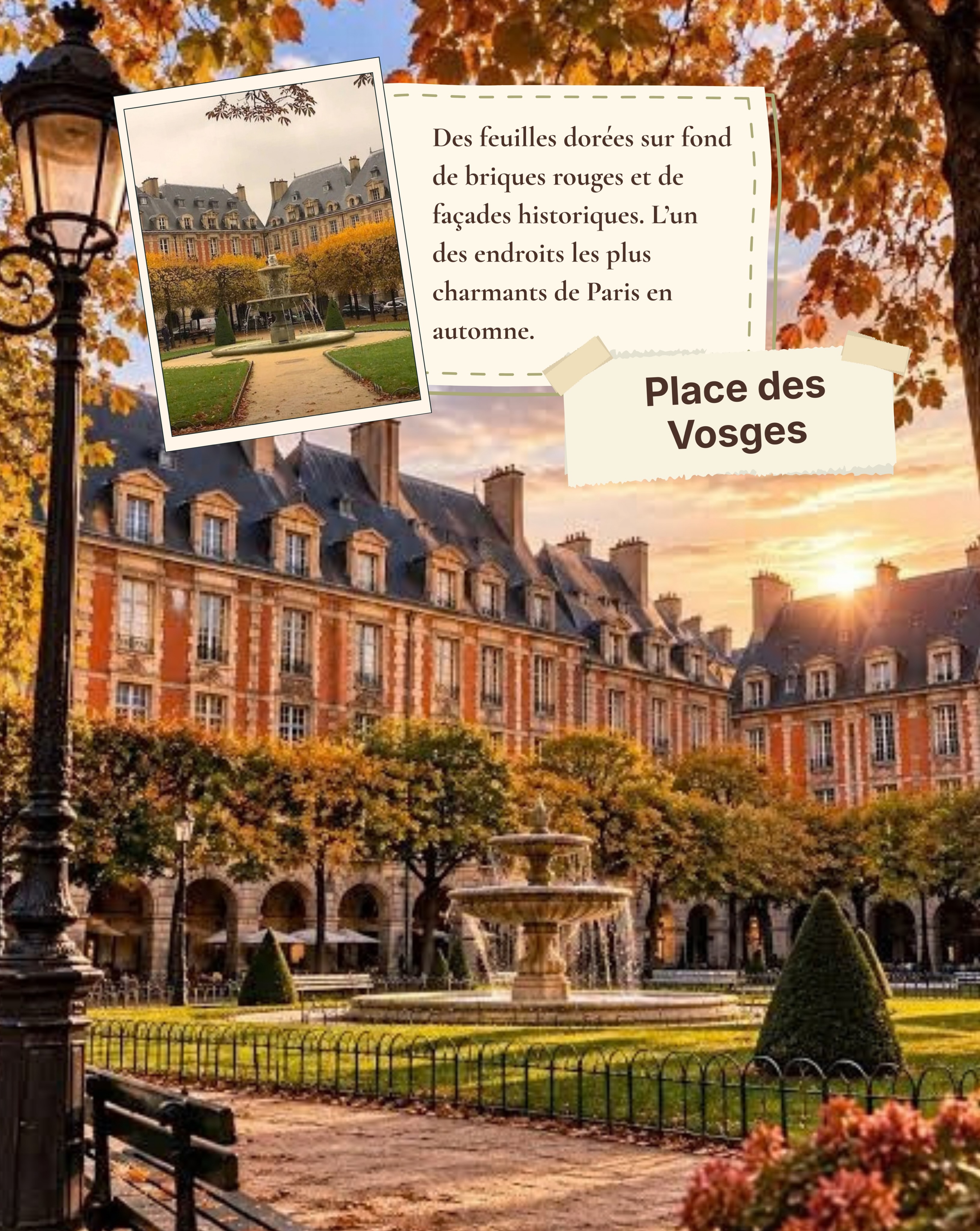 En automne, Paris dévoile une atmosphère toute particulière 🍁
Jardin du Luxembourg, Tuileries, Buttes-Chaumont, Place des Vosges… des lieux où l’on a envie de ralentir et de profiter de chaque instant.
Et parce que les plus beaux voyages méritent mieux que de rester dans nos photos, immortalisez-les sur votre propre carte du monde en bois 🗺️
Choisissez votre carte CreatifWood sur notre site et créez l’histoire de vos voyages. 🤎