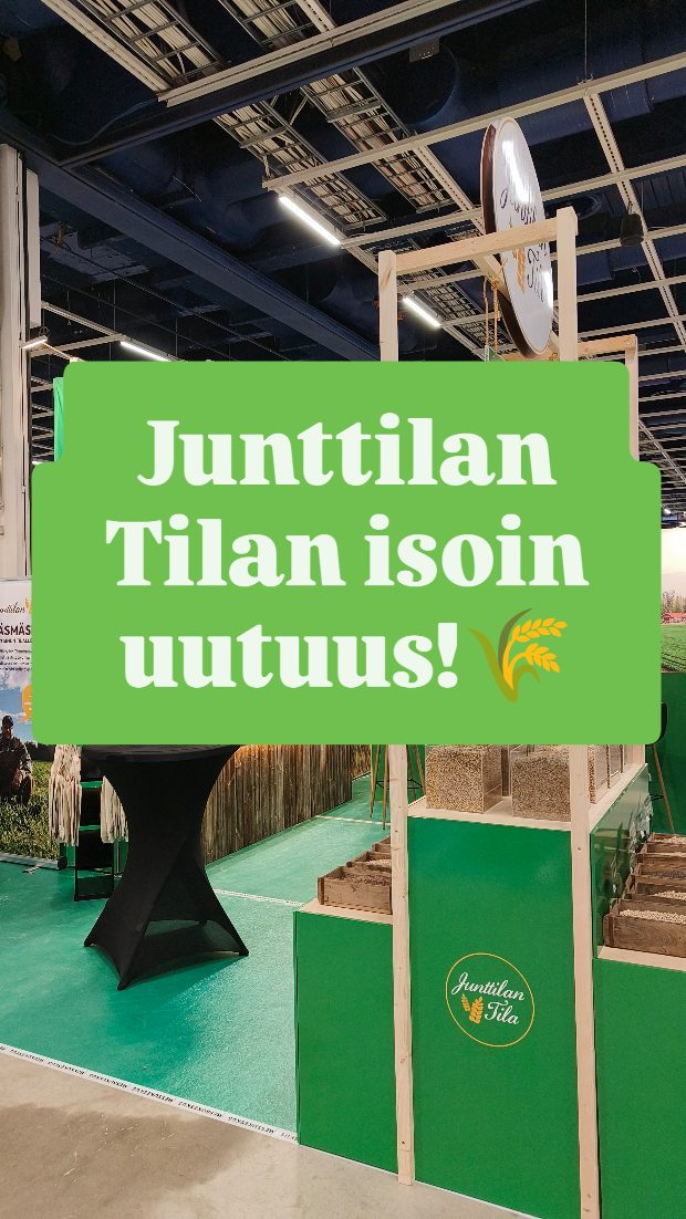 MaatalousKonemessut starttaavat huomenna Helsingin Messukeskuksessa klo 9!🌾
Junttilan Tilan löydät osastolta 3F48✅ Tervetuloa juttelemaan ensi kevään siemenvalinnoista ja tutustumaan uutuuslajikkeisiimme!🔥🌱
Osastolla mahdollista myös osallistua arvontaan ja voittaa 500€:lla siemeniä!🤩