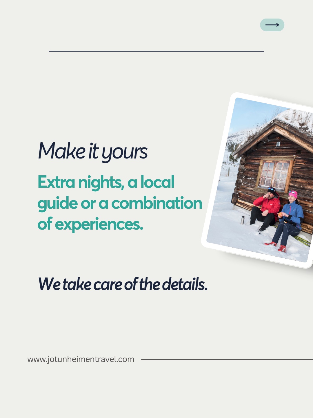 Your plans. Your pace. Your Norway. 🏔️
Found a trip you love, but want to make a few changes? Add extra nights, combine two packages within the same season, or plan around the time you have in Norway.
Let’s plan a trip that suits you. Our local travel designers help you explore Jotunheimen and Valdres, with routes, accommodation and transport arranged around your interests and the time you have.
Whether you want to adjust one of our packages or create a personalised itinerary, tell us what you have in mind 💬
Find out more about our tailor-made trips via the link in our story.
#JotunheimenTravel #Jotunheimen #Valdres #VisitNorway #TailorMadeTravel #ActiveHoliday